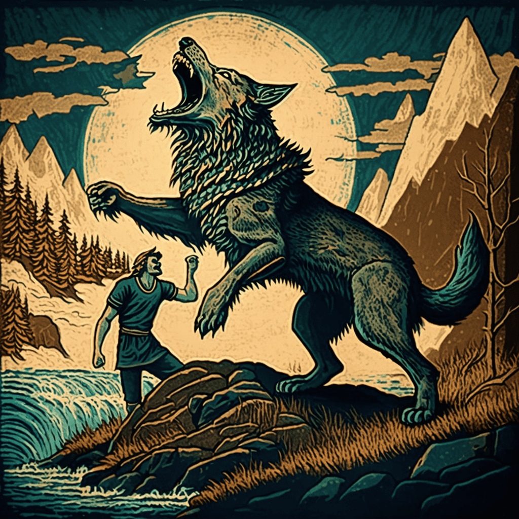 The story of Fenrir the wolf - Fenrir